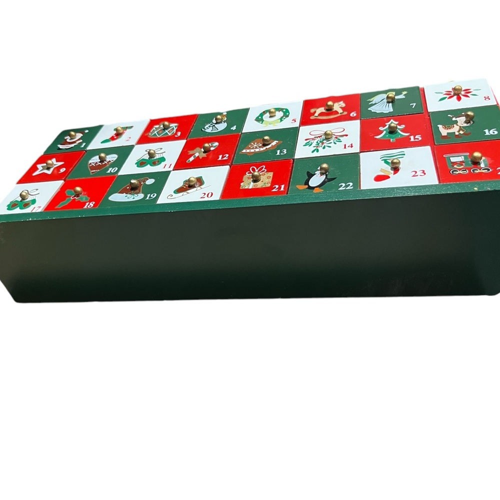 Battery Operated LED Christmas Tree Advent Calendar 13.5 Inch D4035 Kurt S Adler - Picture 12 of 12